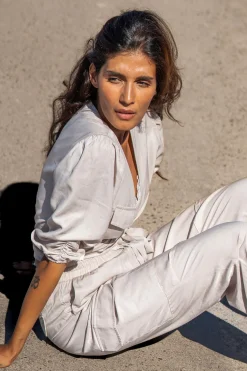 Alyssa Wickeloberteil Ecru