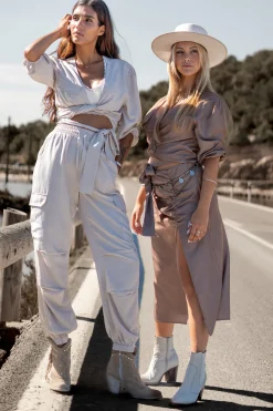 Alyssa Wickeloberteil Ecru