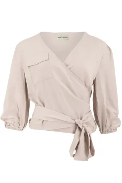 Alyssa Wickeloberteil Ecru