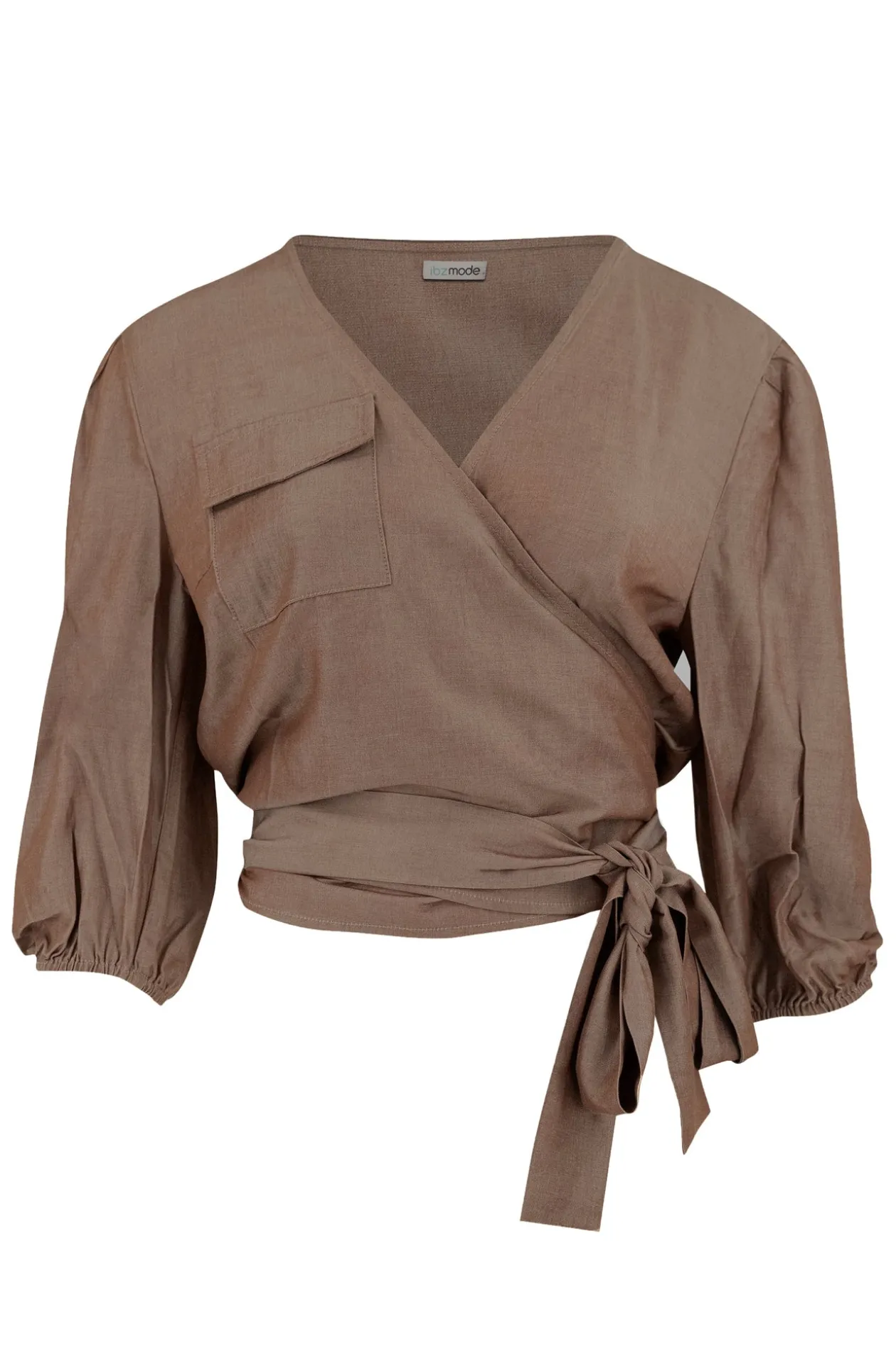 Alyssa Wickeltop Taupe