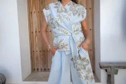 Armreif Armband Dots Silber Aqua