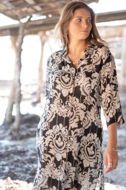 Bluse Aletta Barock Schwarz