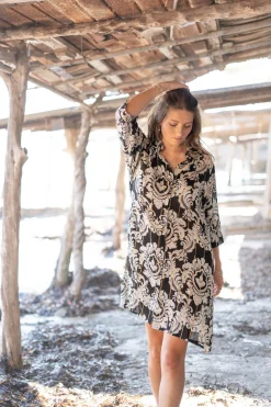 Bluse Aletta Barock Schwarz