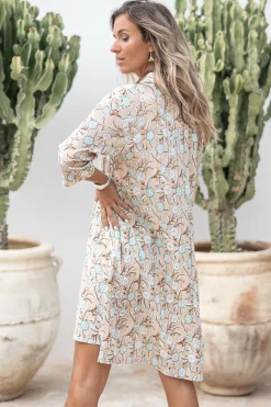 Bluse Aletta Flower Sand