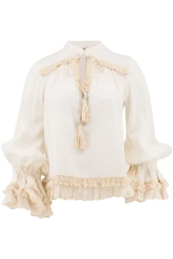 Bluse Ana Elfenbein