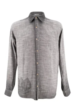 Bluse Andres Mandala Anthrazit