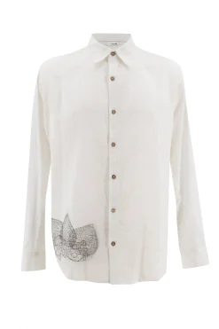 Bluse Andres Mandala Weiß