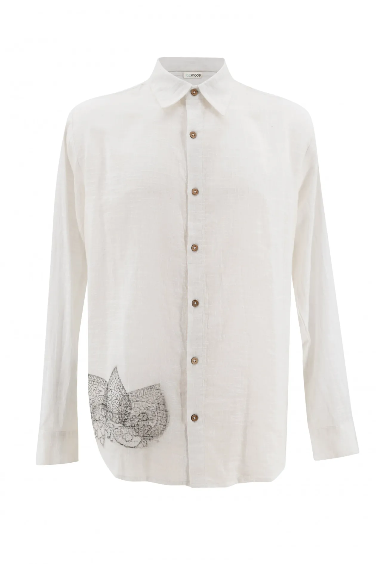 Bluse Andres Mandala Weiß