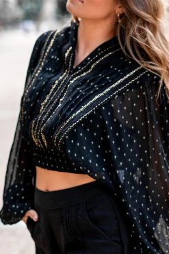Bluse Bliss Schwarz
