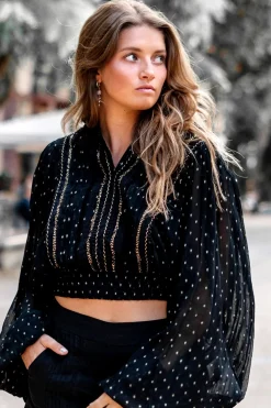 Bluse Bliss Schwarz