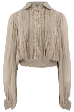 Bluse Bliss Taupe