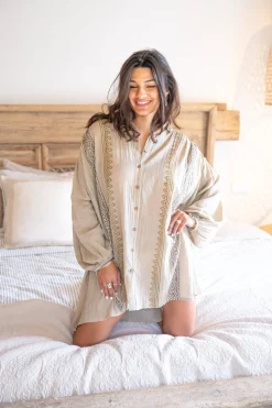 Bluse Dione Scorva Sand