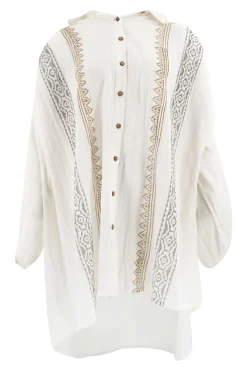 Bluse Dione Scorva Weiß