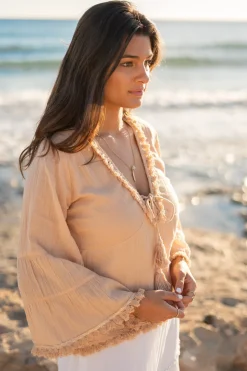 Bluse Eudora Nyx Puder