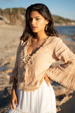 Bluse Eudora Nyx Puder