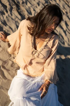 Bluse Eudora Nyx Puder