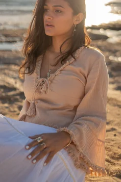 Bluse Eudora Nyx Puder