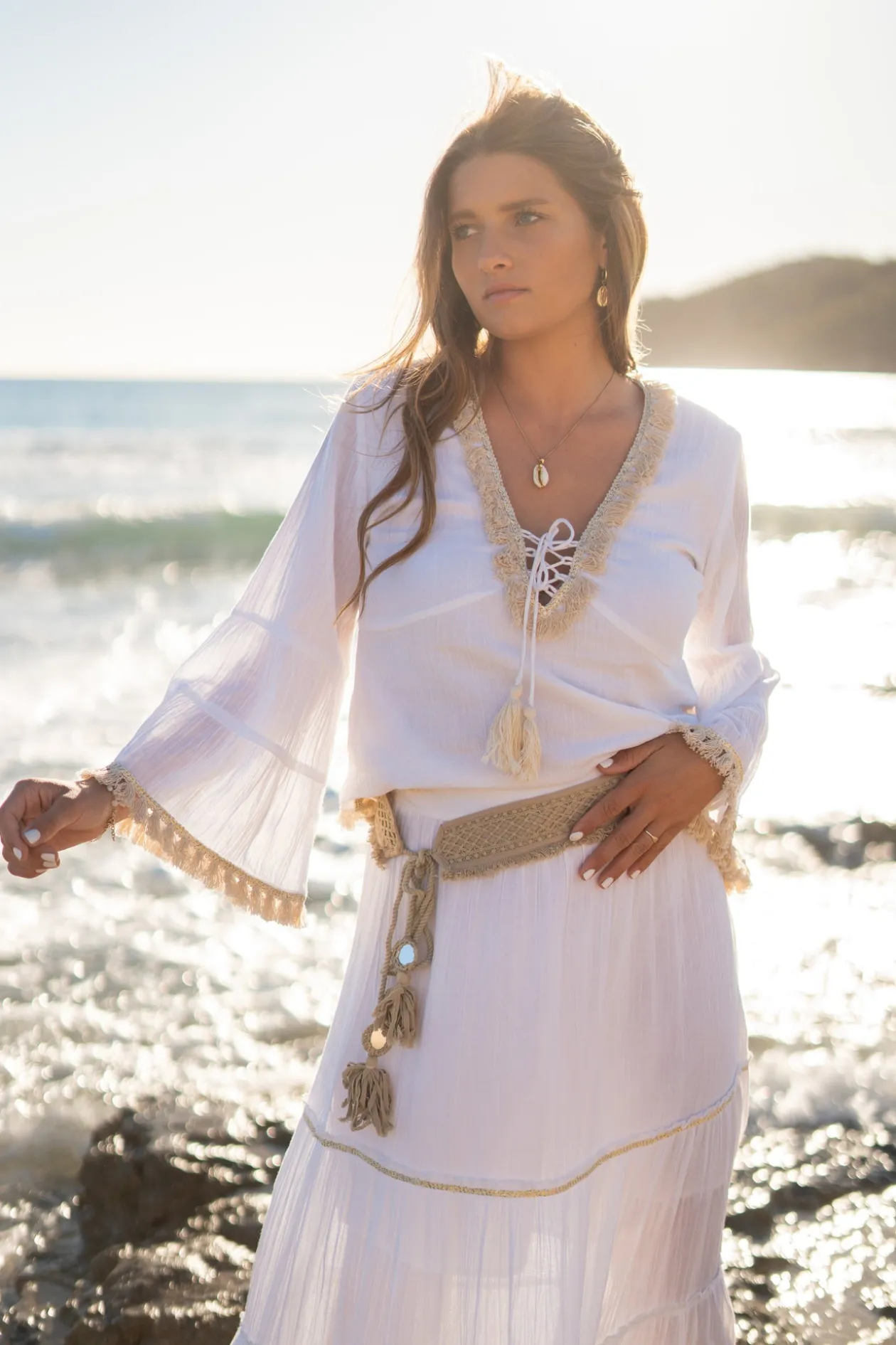 Bluse Eudora Nyx Weiß