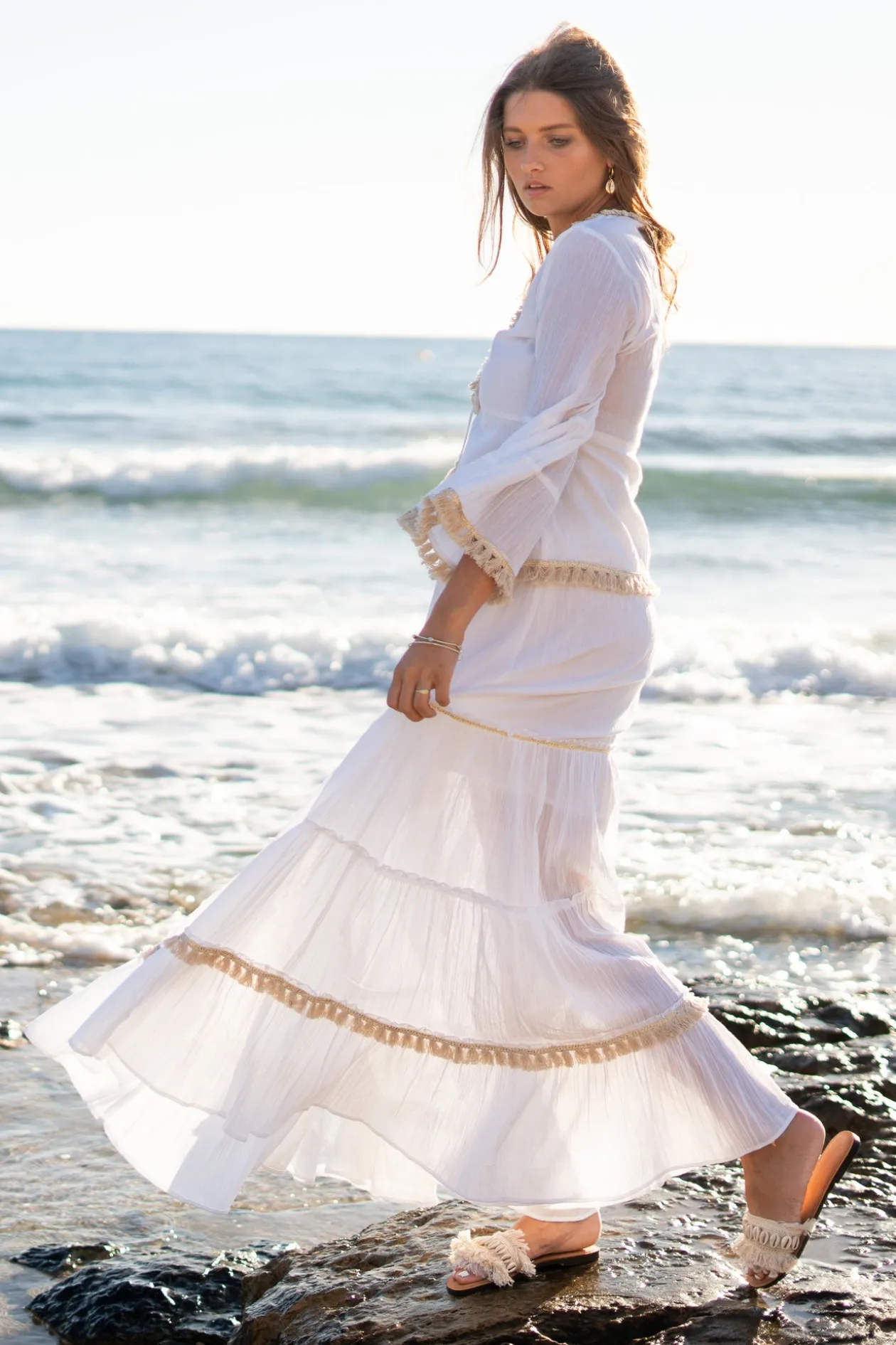 Bluse Eudora Nyx Weiß