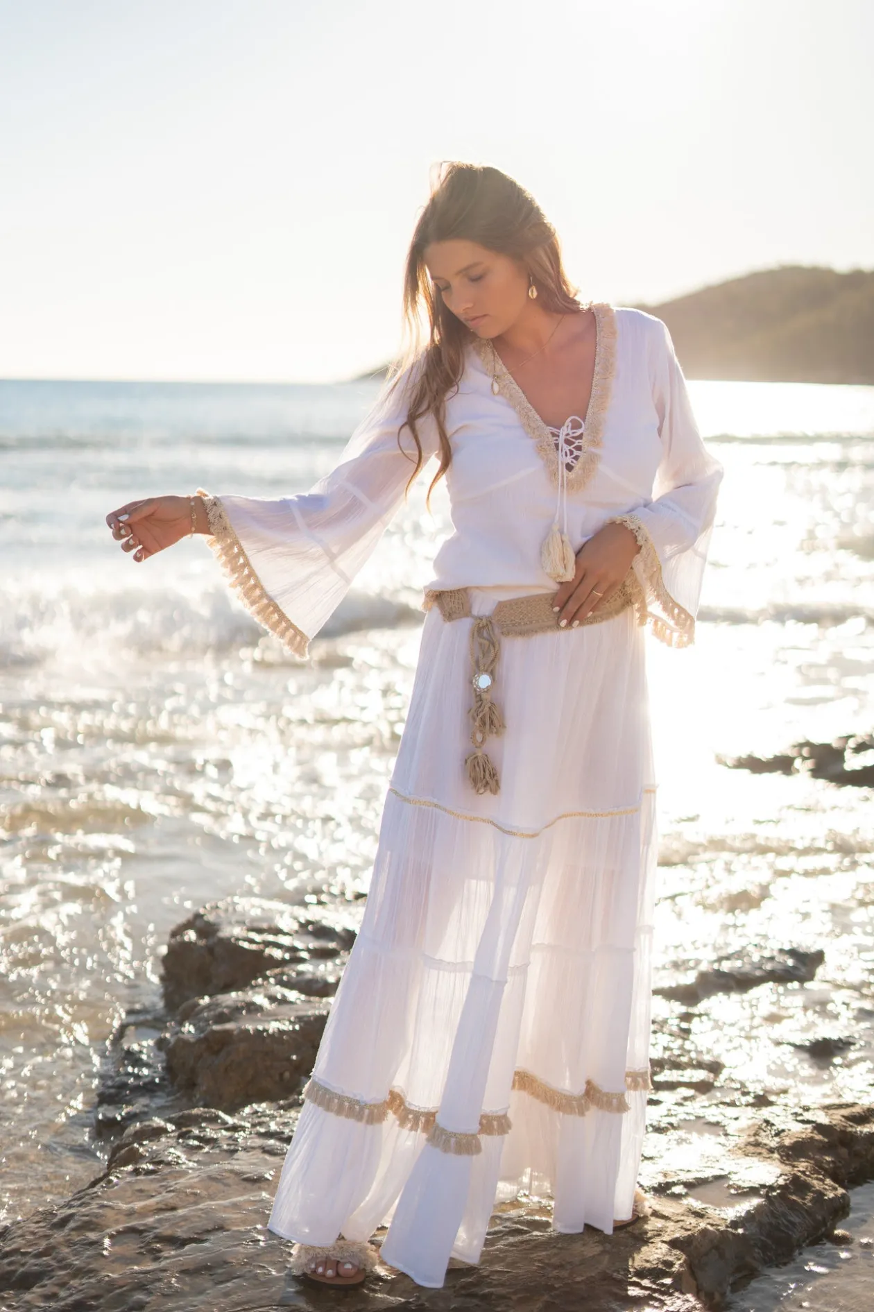 Bluse Eudora Nyx Weiß