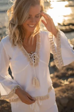 Bluse Eudora Nyx Weiß