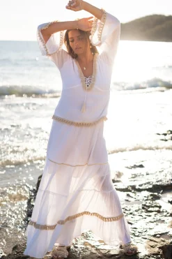 Bluse Eudora Nyx Weiß