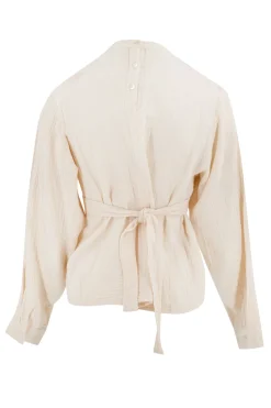 Bluse Flor Elegancia Ecru