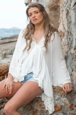 Bluse Isabel Elfenbein