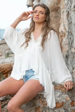 Bluse Isabel Elfenbein