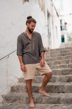 Bluse Jair Anthrazit