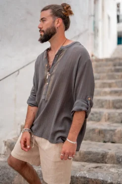 Bluse Jair Anthrazit