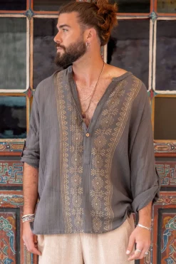 Bluse Javi Anthrazit