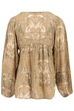 Bluse Kiki Barock Khaki