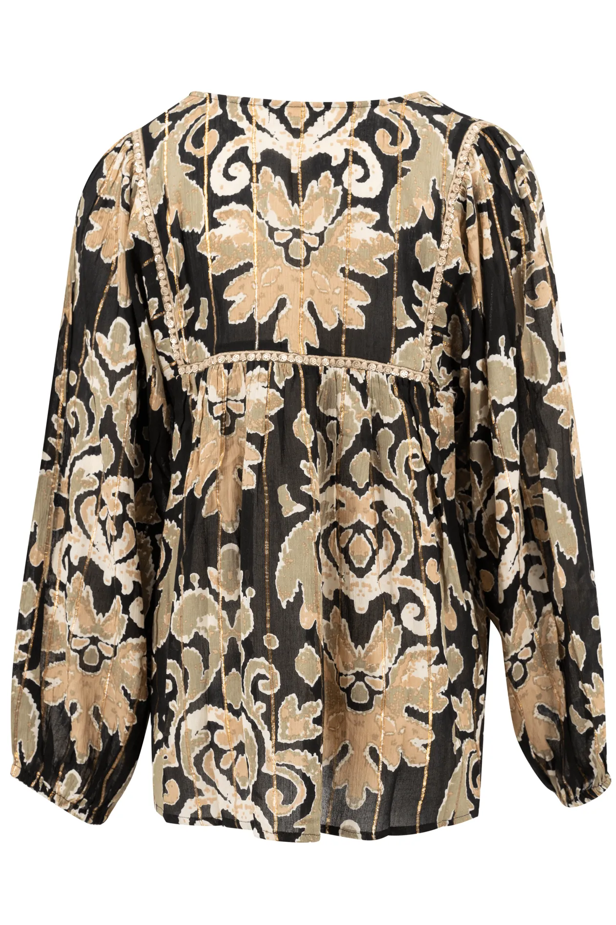 Bluse Kiki Barock Schwarz