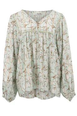 Bluse Kiki Flower Mint