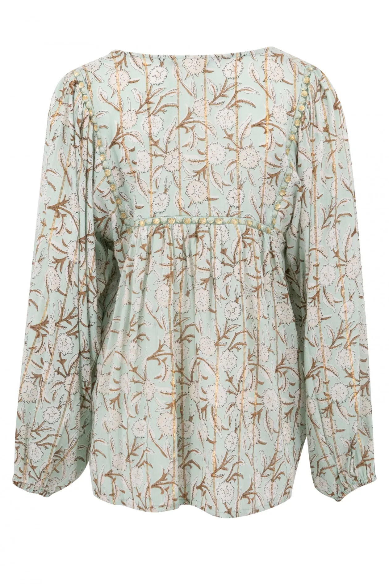 Bluse Kiki Flower Mint