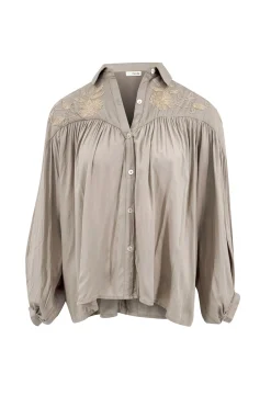 Bluse Luciana Romance Helles Taupe