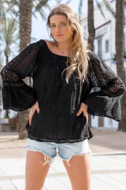 Bluse Luna Schwarz