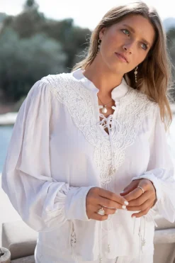 Bluse Marta Granada Weiß