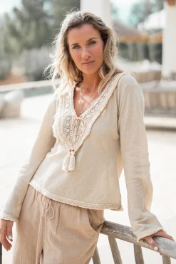Bluse Morena Sand