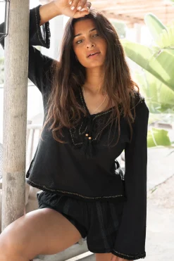 Bluse Morena Schwarz