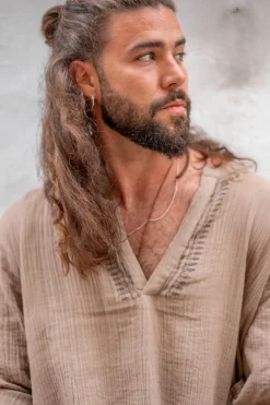 Bluse Niguel Hell Taupe