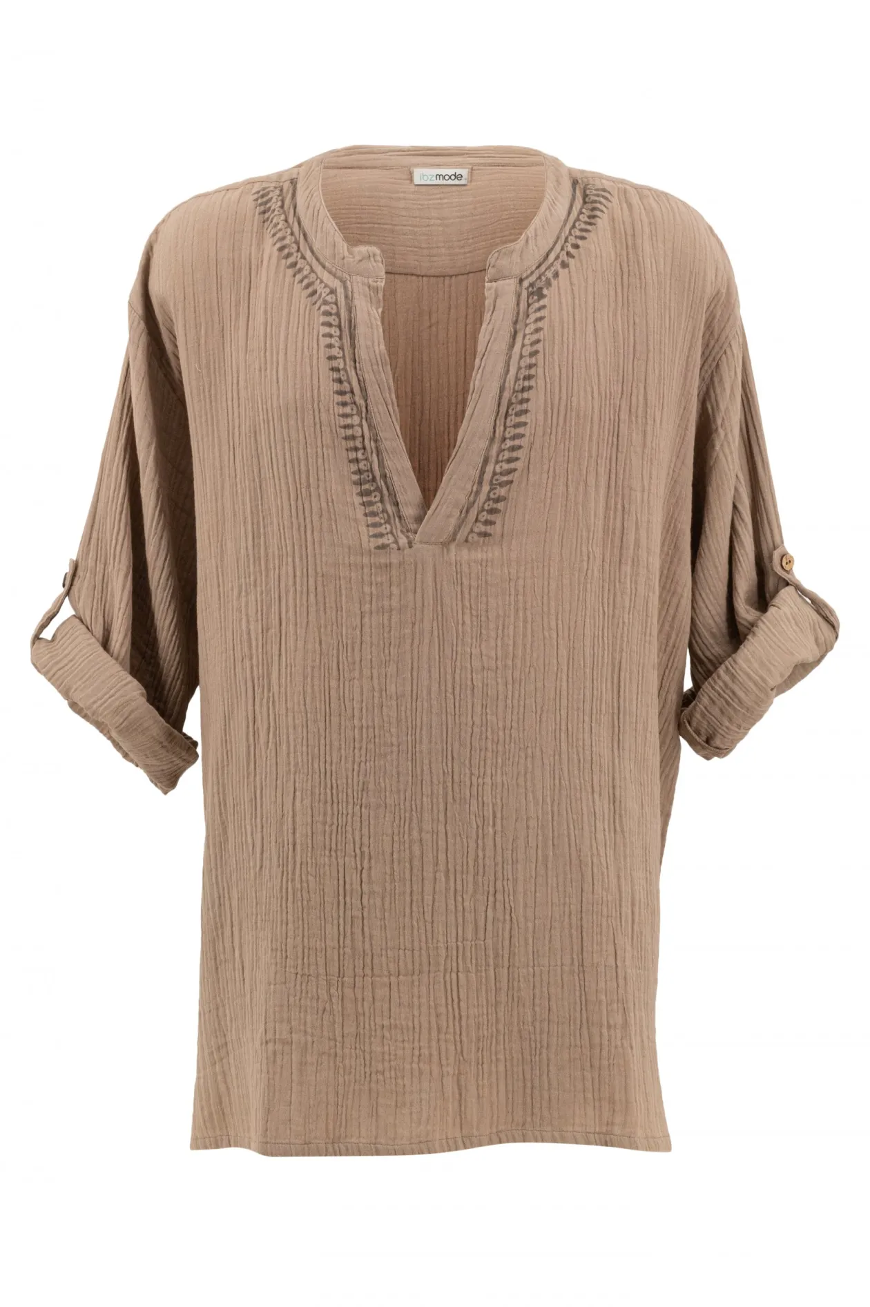 Bluse Niguel Hell Taupe