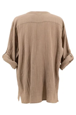 Bluse Niguel Hell Taupe