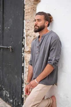 Bluse Pablo Anthrazit