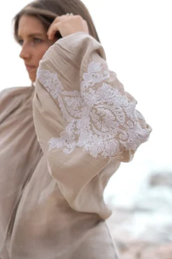 Bluse Serena Cuenca Light Taupe