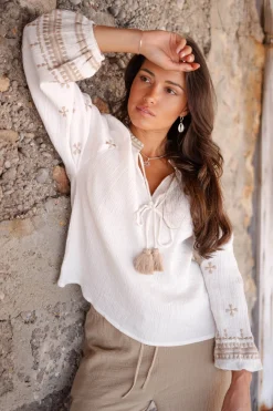 Bluse Sonrisa Off White