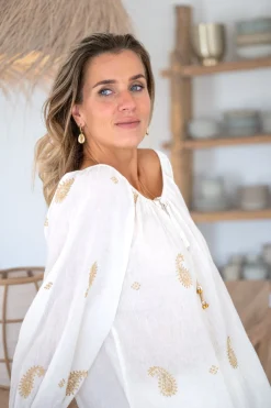 Bluse Spitze Esencia Elfenbein