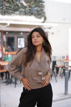 Bluse Suave Taupe