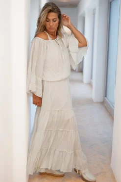 Bluse Yira Boho Ecru